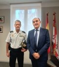 El Procurador del Común recibe al nuevo jefe superior de la Policia Nacional en Castilla y León